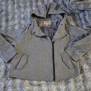 Forever 21 🖤  Gray Hooded Jacket (662)